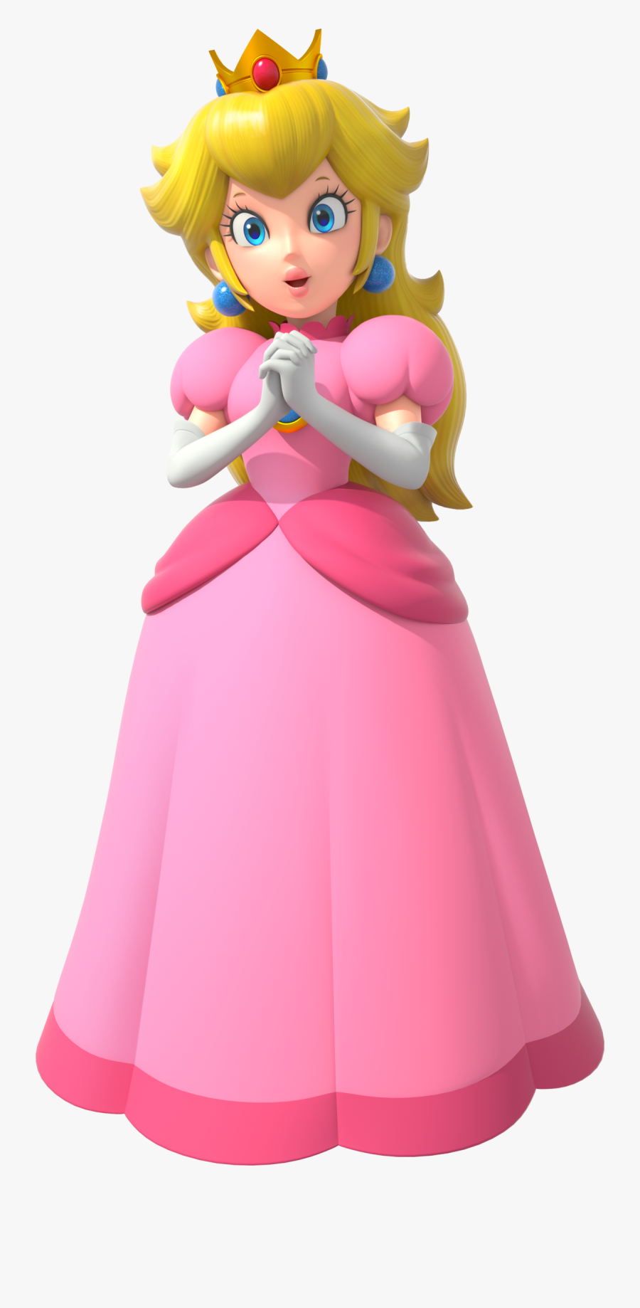Princess Peach, Transparent Clipart