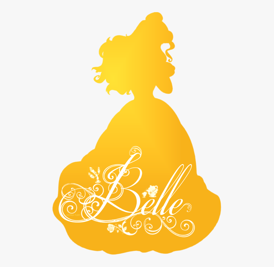Belle Youtube Silhouette Princess Aurora Disney Princess - Disney Princess Silhouette Belle, Transparent Clipart