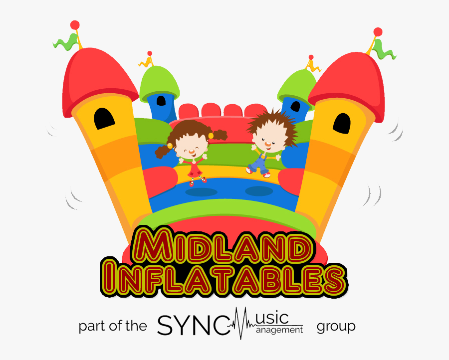 Midland Inflatables - Bouncy Castle Clipart Free, Transparent Clipart