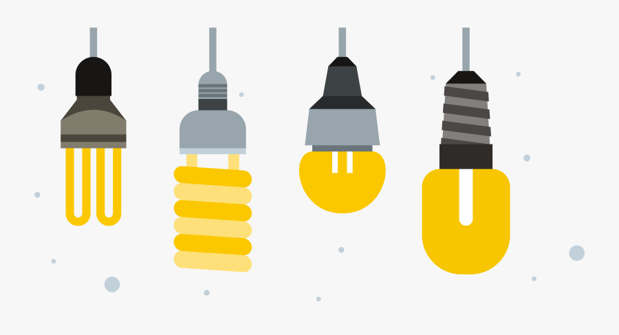 Illustration Of Lightbulbs - Illustration, Transparent Clipart