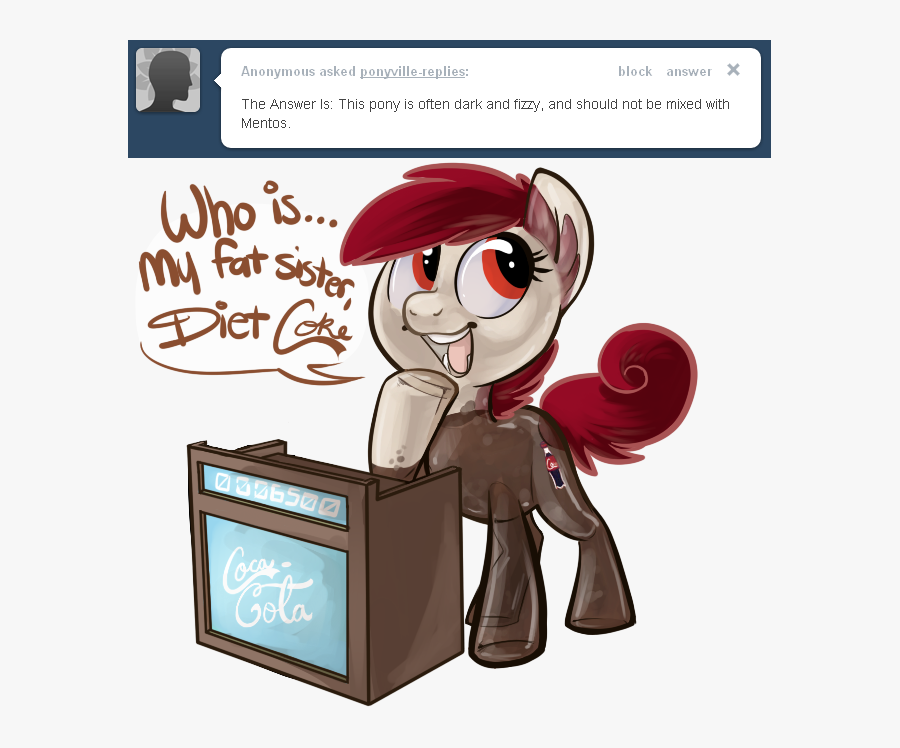 Transparent Jeopardy Png - Mlp Coca Cola Pony, Transparent Clipart