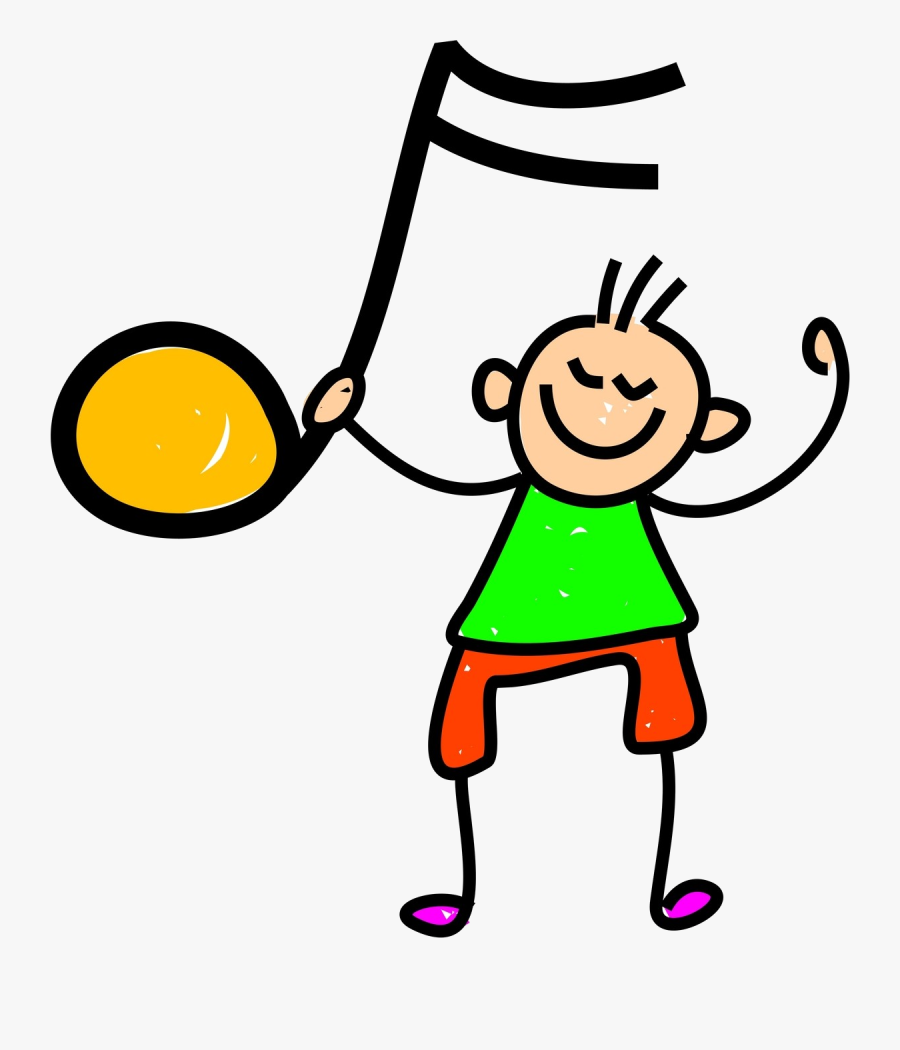 Note Cartoon Music Clipart Free Best Transparent Png - Notas Musicales Niños, Transparent Clipart