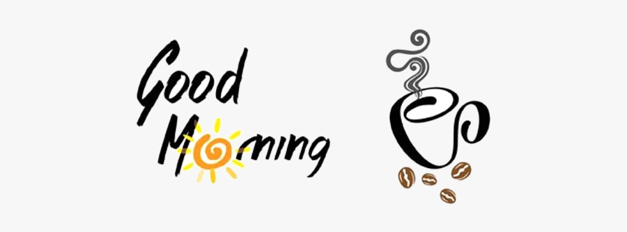 Good Morning Font Clipart Transparent Png - Calligraphy, Transparent Clipart