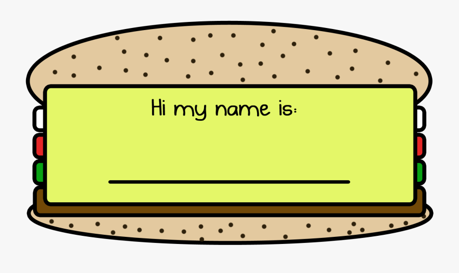 Downloadable Birthday Name Tags For Smart Parenting - Circle, Transparent Clipart