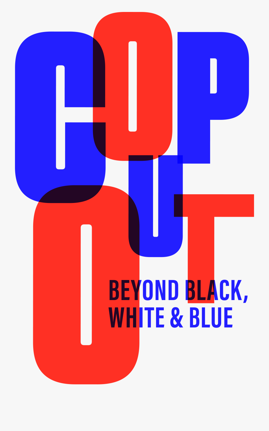 Cop Out Beyond Black White & Blue, Transparent Clipart