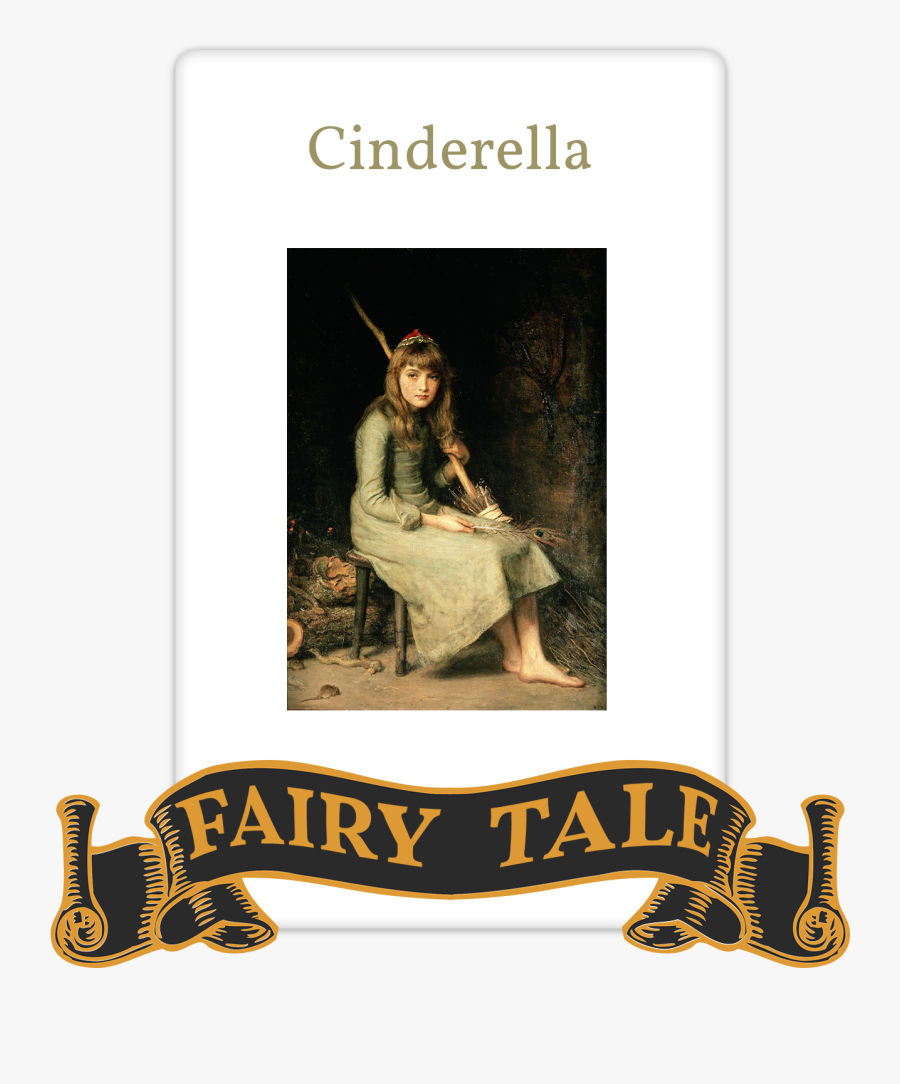 Cinderella Tale/ Short Story - John Everett Millais Cinderella, Transparent Clipart