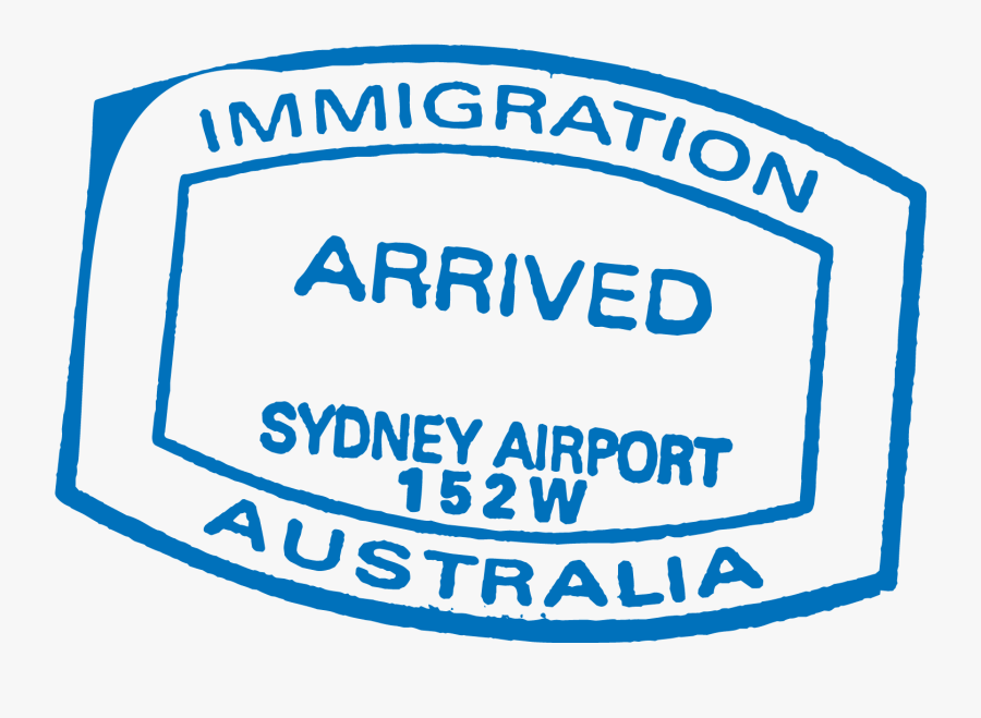 Australia Working Of Travel Visa Passport Policy Clipart - Visa Immigration Stamp Png, Transparent Clipart