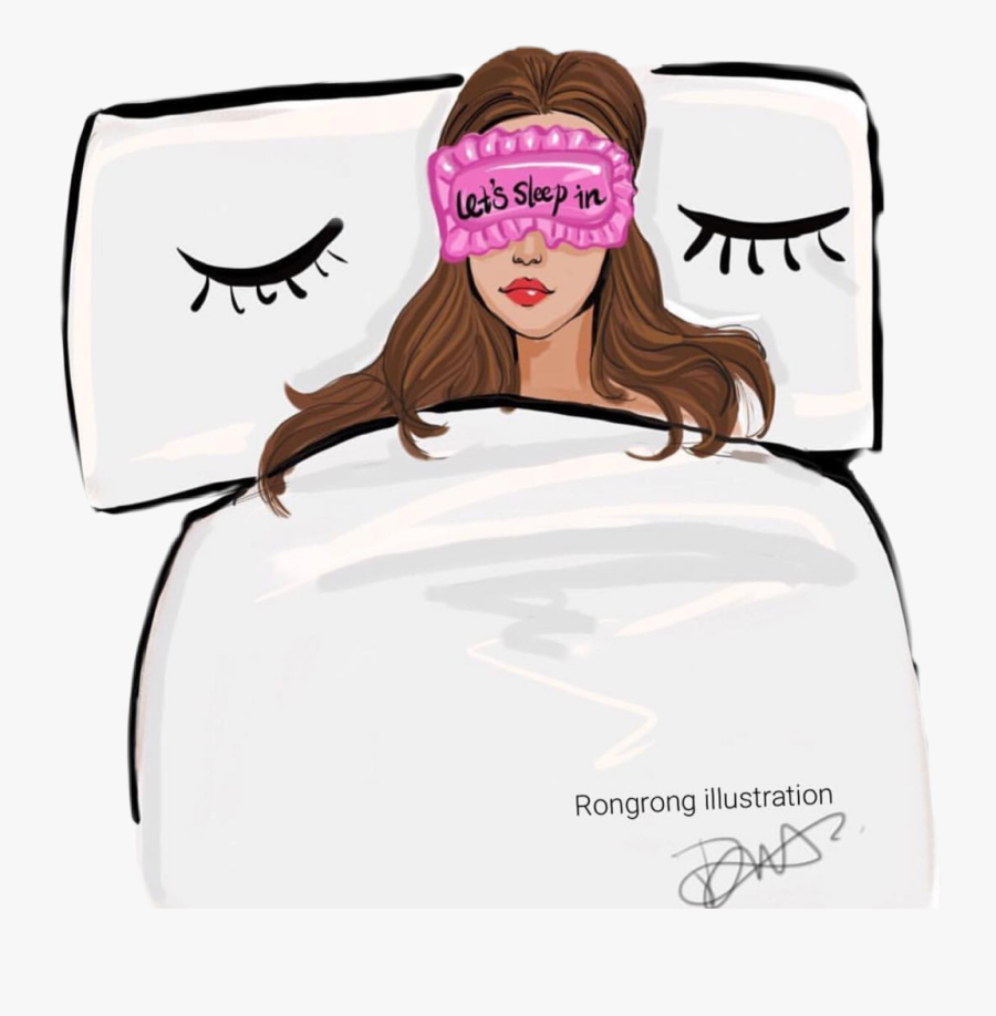 #sleeping #woman #bed - Women In Bed Png, Transparent Clipart
