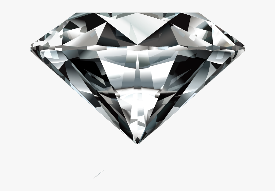 Jewelry Diamond Gemstone Co - Diamond On Black Background, Transparent Clipart