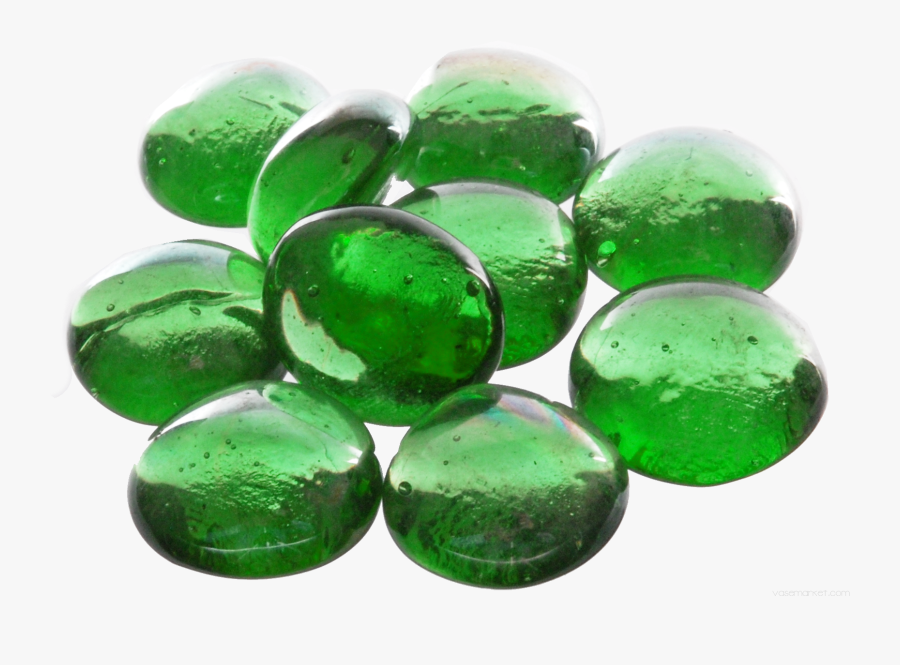Clip Art Glass Gemstones - Emerald, Transparent Clipart