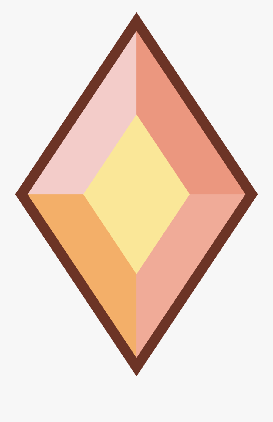 Transparent Gem Png - Yellow Diamond Gemstone Steven Universe, Transparent Clipart
