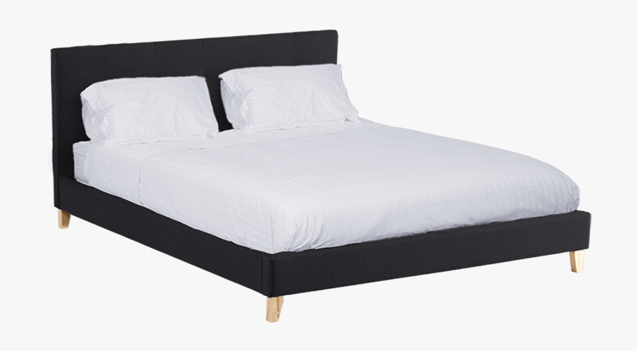 Transparent Bedroom Clipart Black And White - Bed Frame, Transparent Clipart