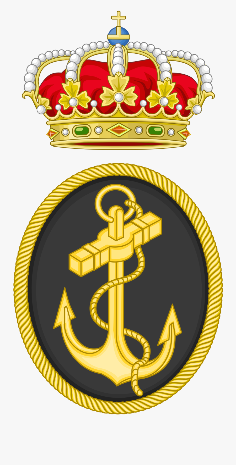 Sailor Clipart Sailor Us Navy - Spanish Navy Emblem, Transparent Clipart