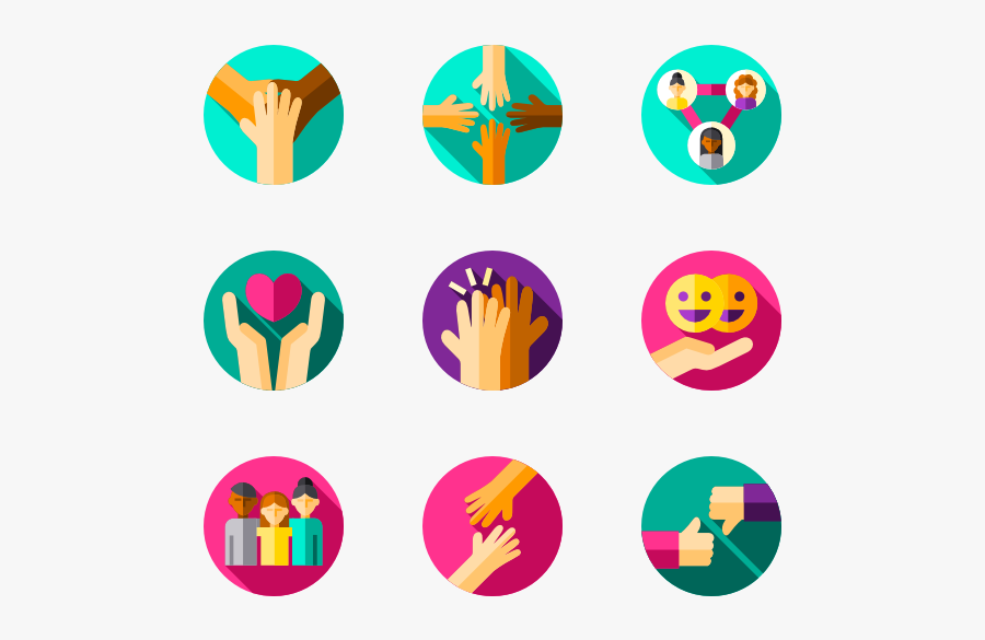 Friendship - Geek Icons, Transparent Clipart