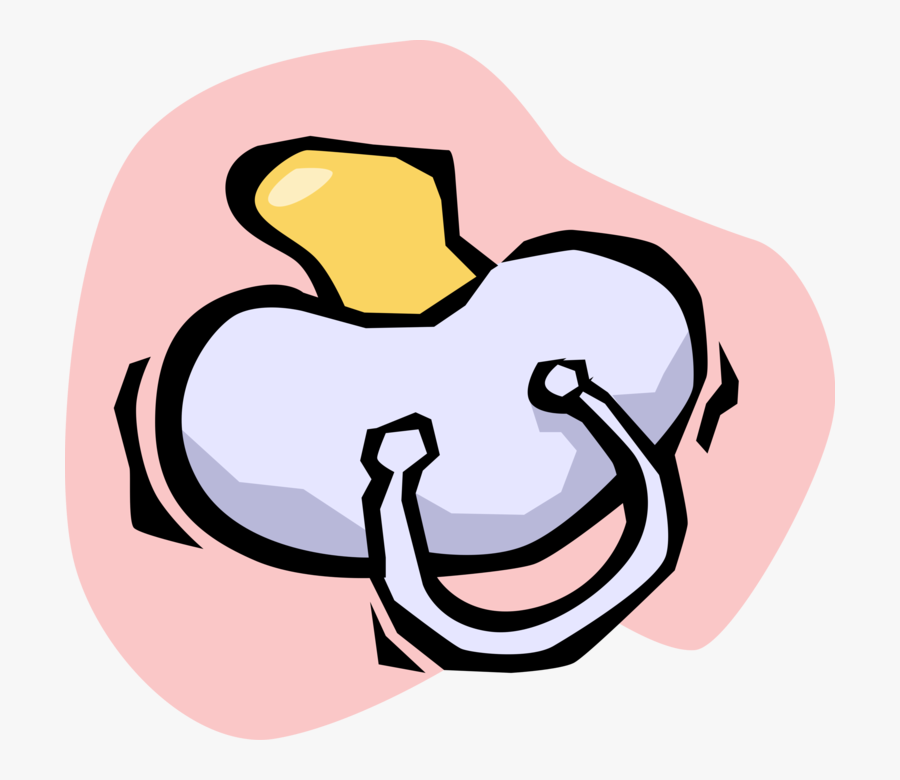 Pacifier Soother Vector Image, Transparent Clipart