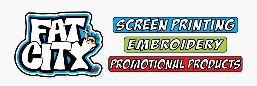 Fat City Screen Printing, Transparent Clipart