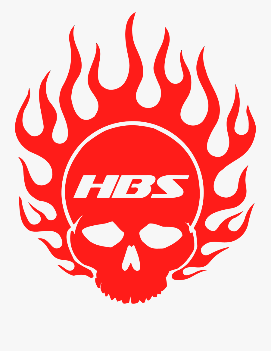 Transparent Flaming Skull Clipart - Hell Bent Steel, Transparent Clipart