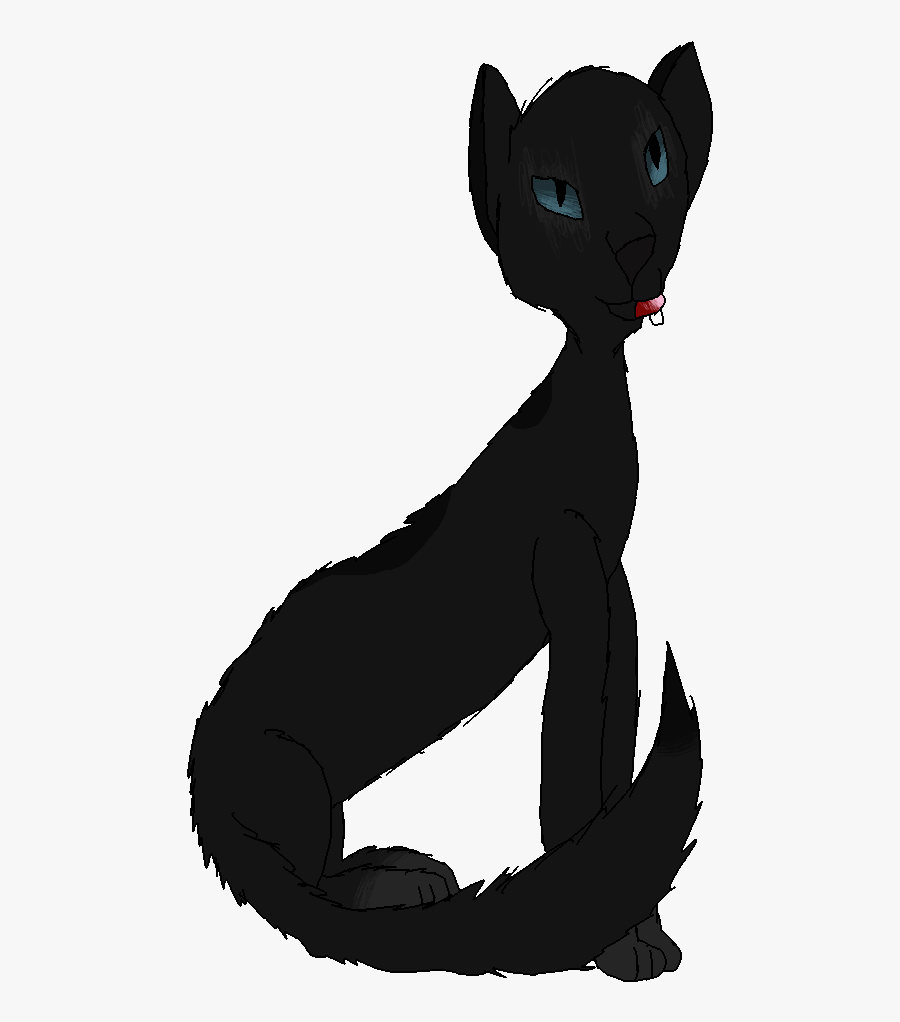 Large Long-furred Black And Orange Mottled Tom With - Illustration, Transparent Clipart