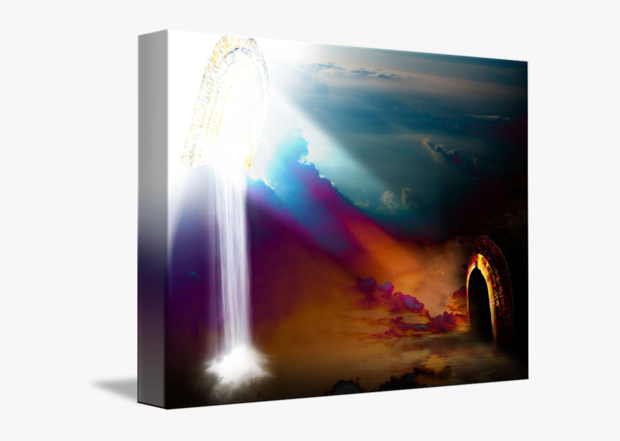 Clip Art And Hell By Jeffbrown - Heaven Hell Art, Transparent Clipart