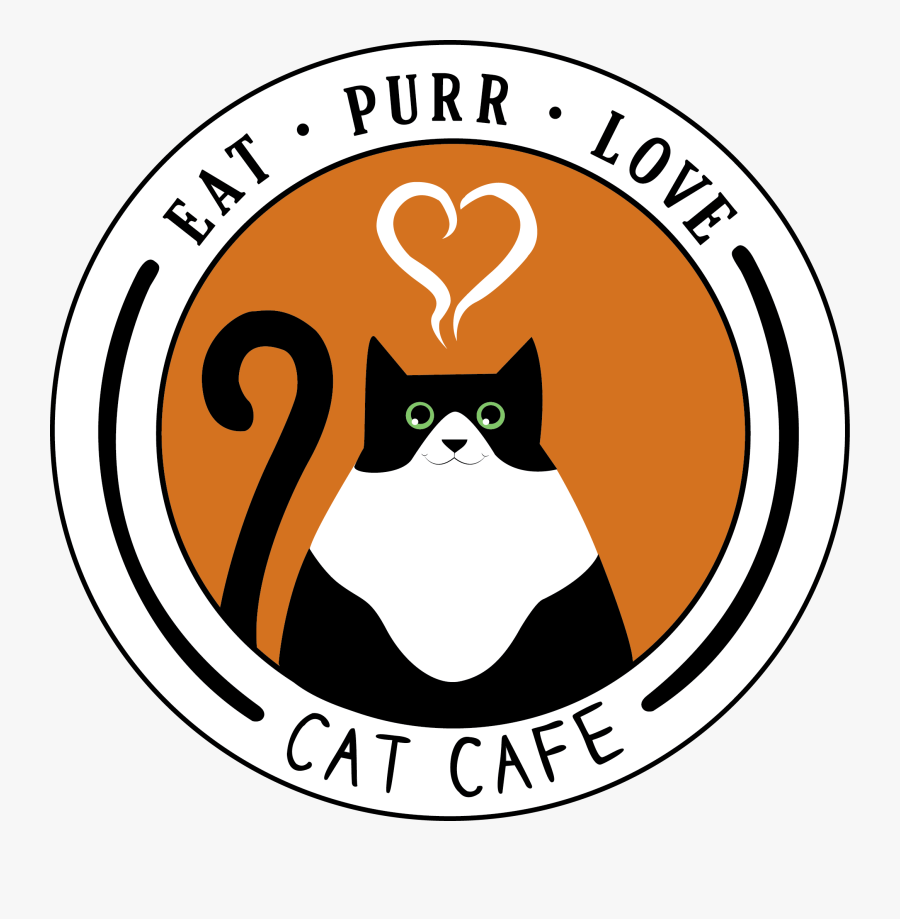 Love Cat Cliparts - Cat Café Clipart, Transparent Clipart