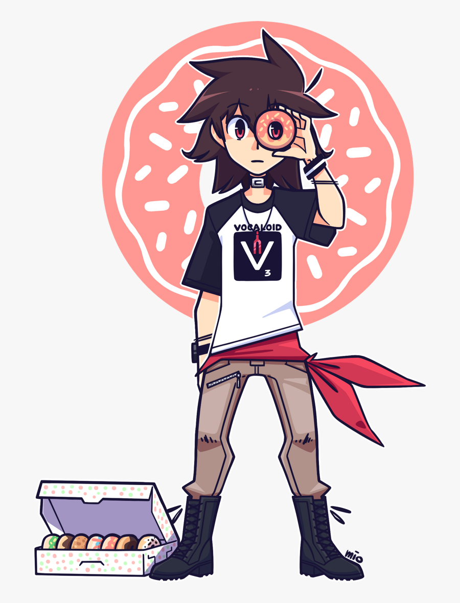 Kyo Vocaloid Donut Hole, Transparent Clipart