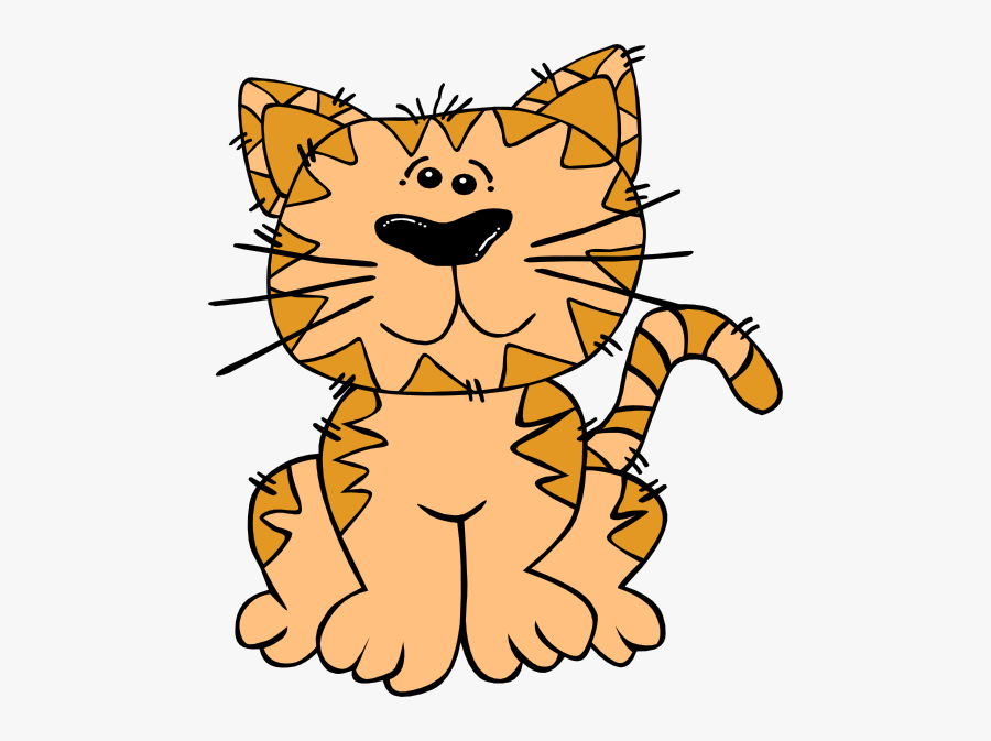 Svg Royalty Free Stock 3 Cats Clipart - Cartoon Cat With Transparent Background, Transparent Clipart