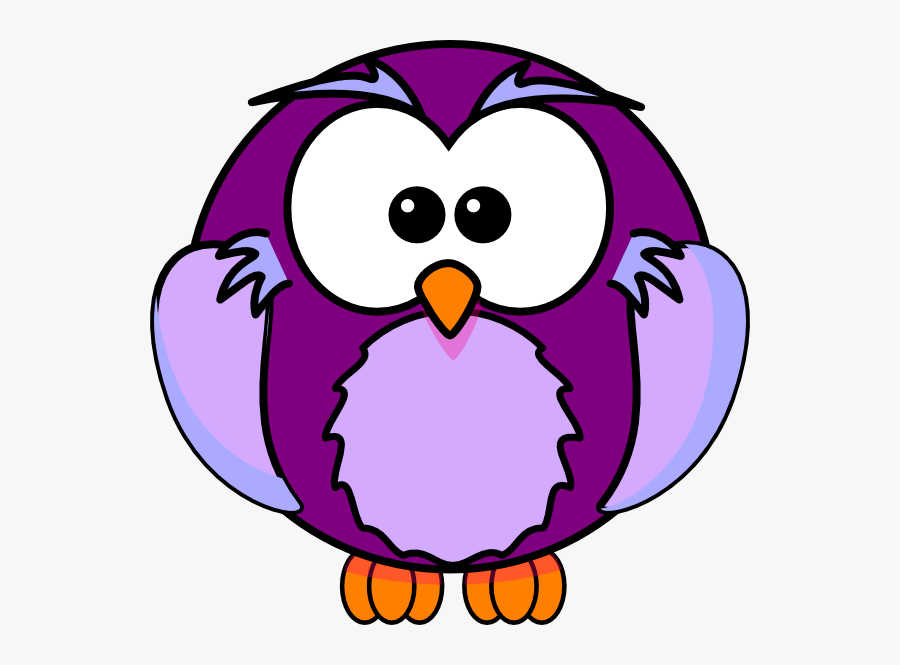Purple Backpack Clipart Purple Owl Clipart - Openclipart Org, Transparent Clipart