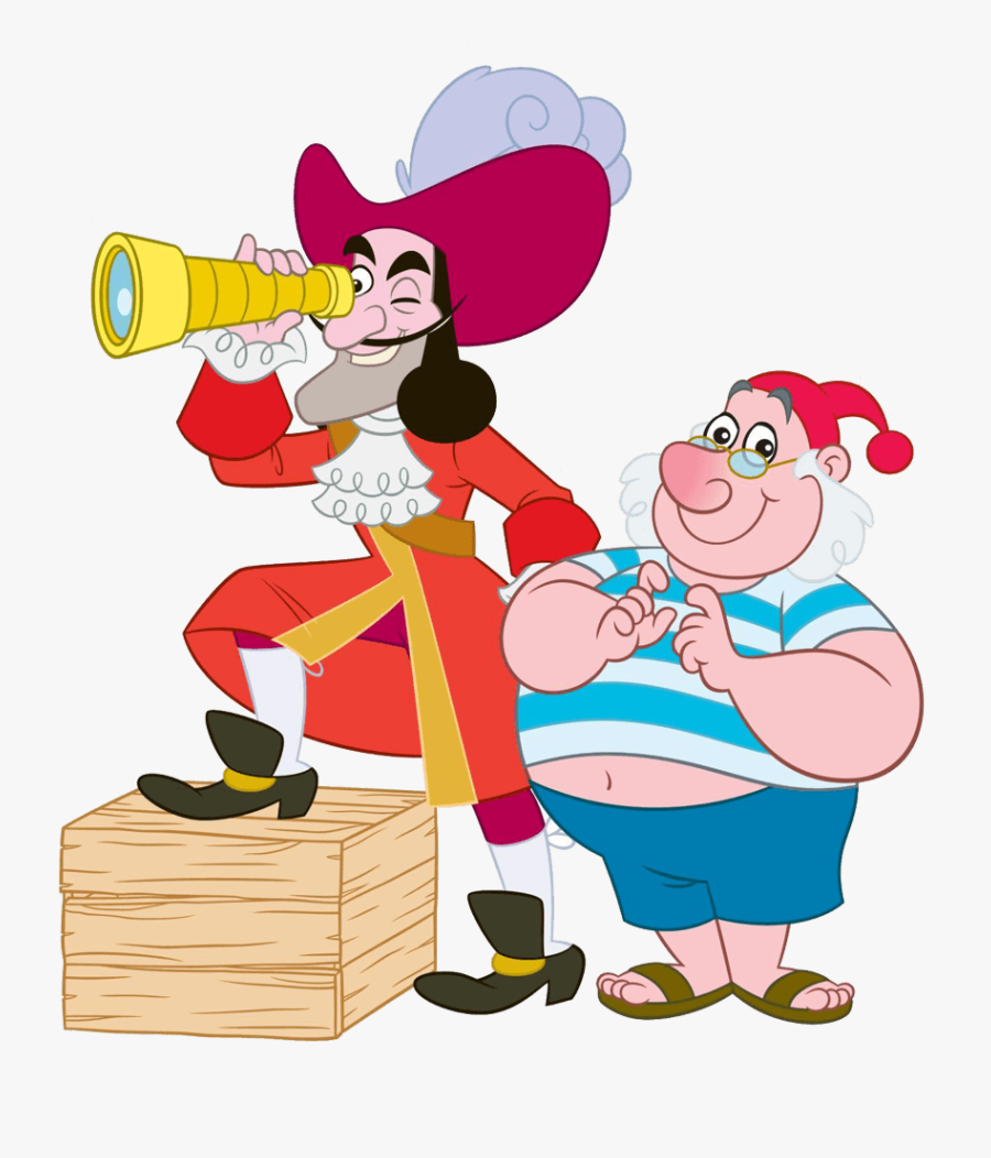 Captain Hook & Mr - Jake And The Neverland Pirates Captain Hook, Transparent Clipart