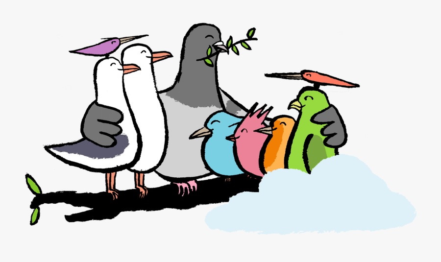 Birds - Immagina John Lennon Libro, Transparent Clipart
