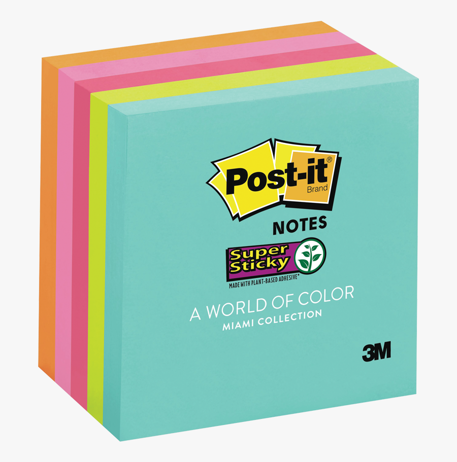 Post-it® Super Sticky Notes - Post It Note Super Sticky, Transparent Clipart