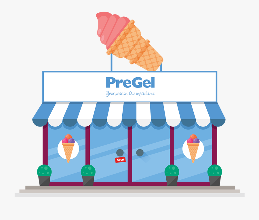 Clip Art How To Open A - Ice Cream Shop Illustration, Transparent Clipart