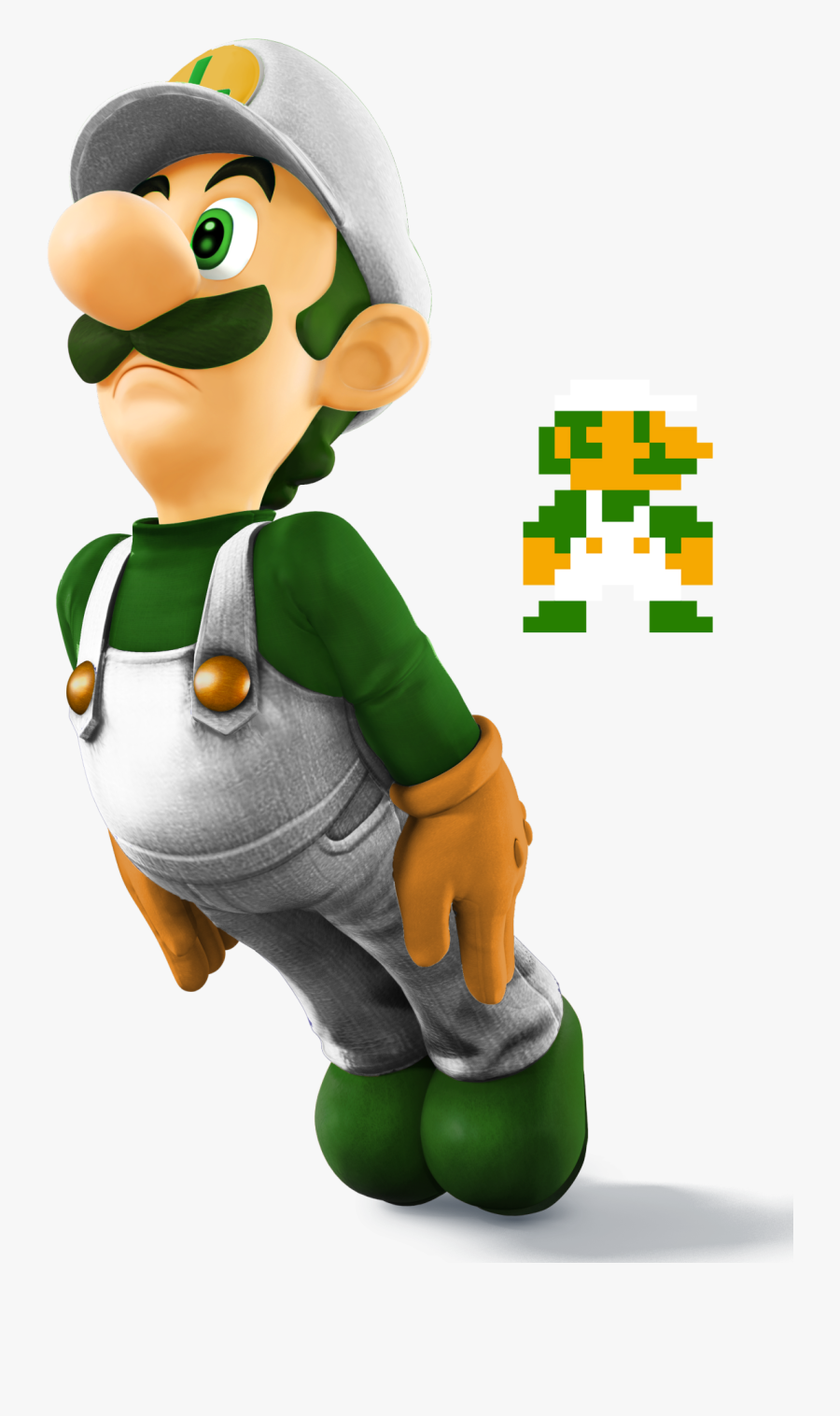 Transparent Imagine Clipart - Smash Bros Mario Luigi, Transparent Clipart