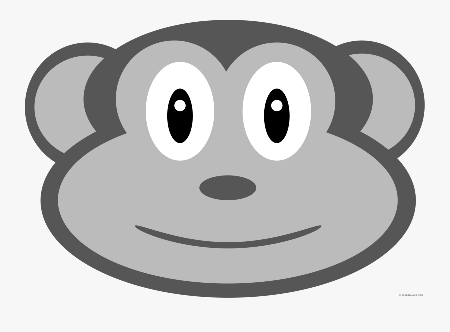 Monkey Face Clipart - Clip Art, Transparent Clipart
