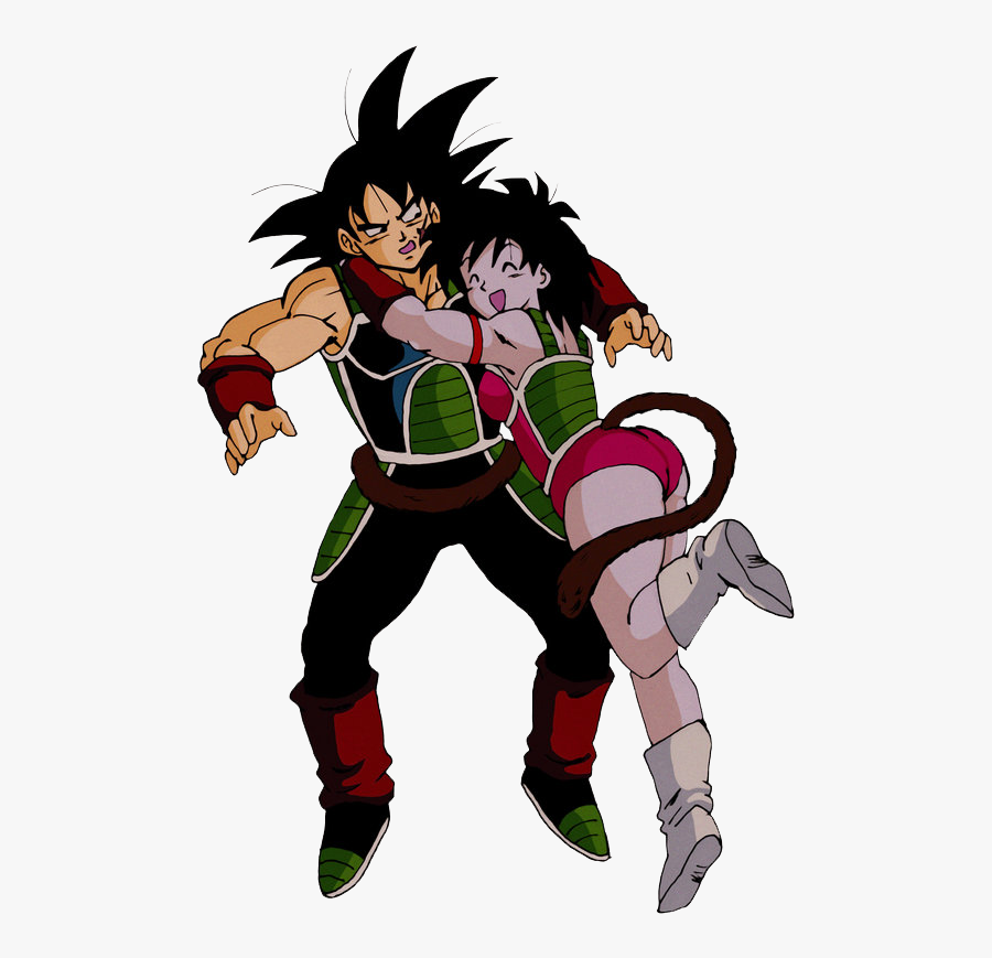 Svg Black And White Mother And Father From - Bardock And Gine, Transparent Clipart