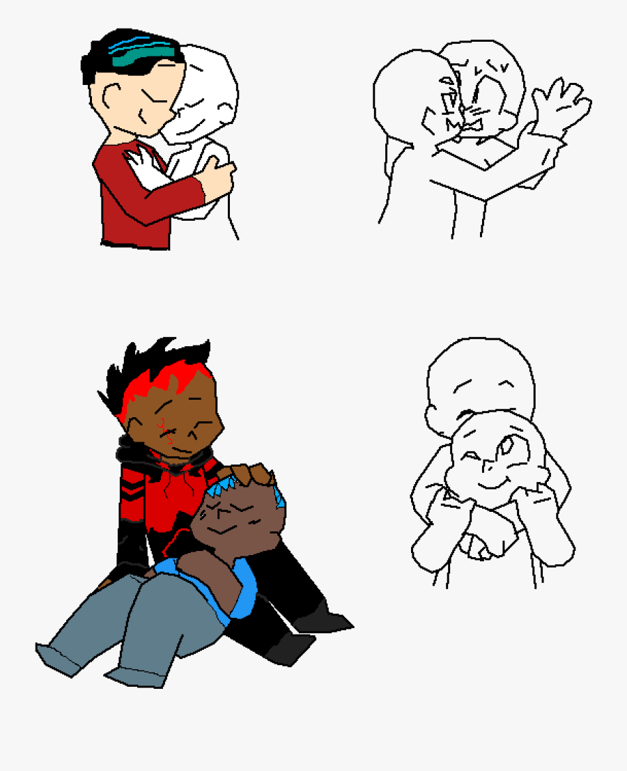 Chilling With My Little Big Brother - Frisk X Sans Underlust, Transparent Clipart