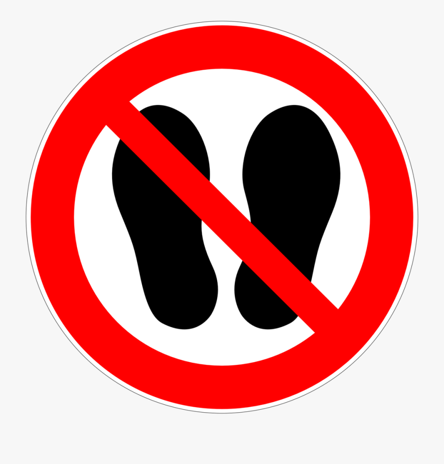 Do Not Stand Sign, Transparent Clipart