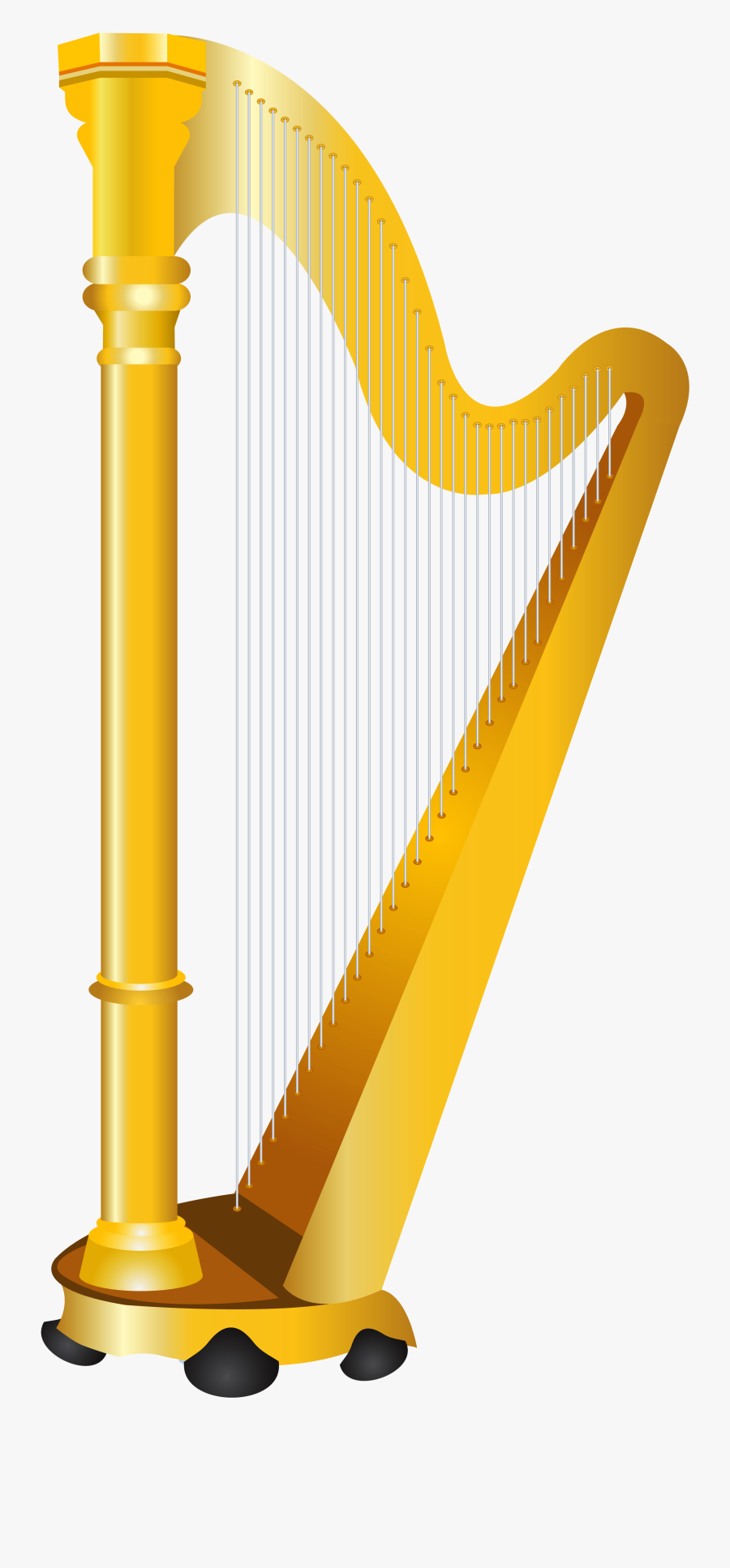 Harp Cliparts - Harp Clipart Png, Transparent Clipart
