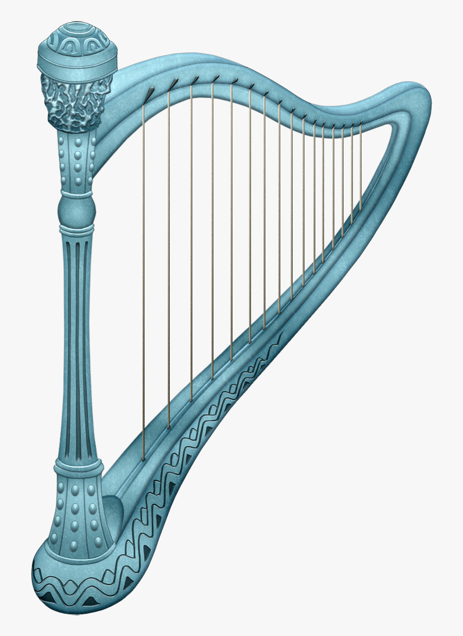 Blue Harp Png Clipart Picture - Blue Harp, Transparent Clipart