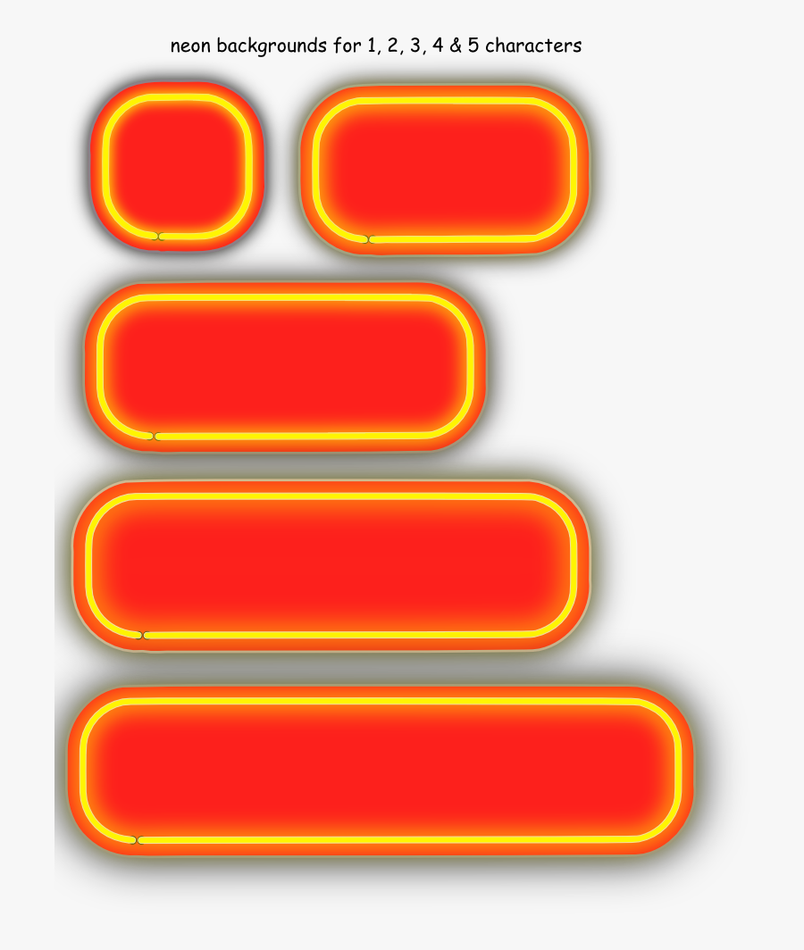 Neon Numerals-0 - Clip Art, Transparent Clipart