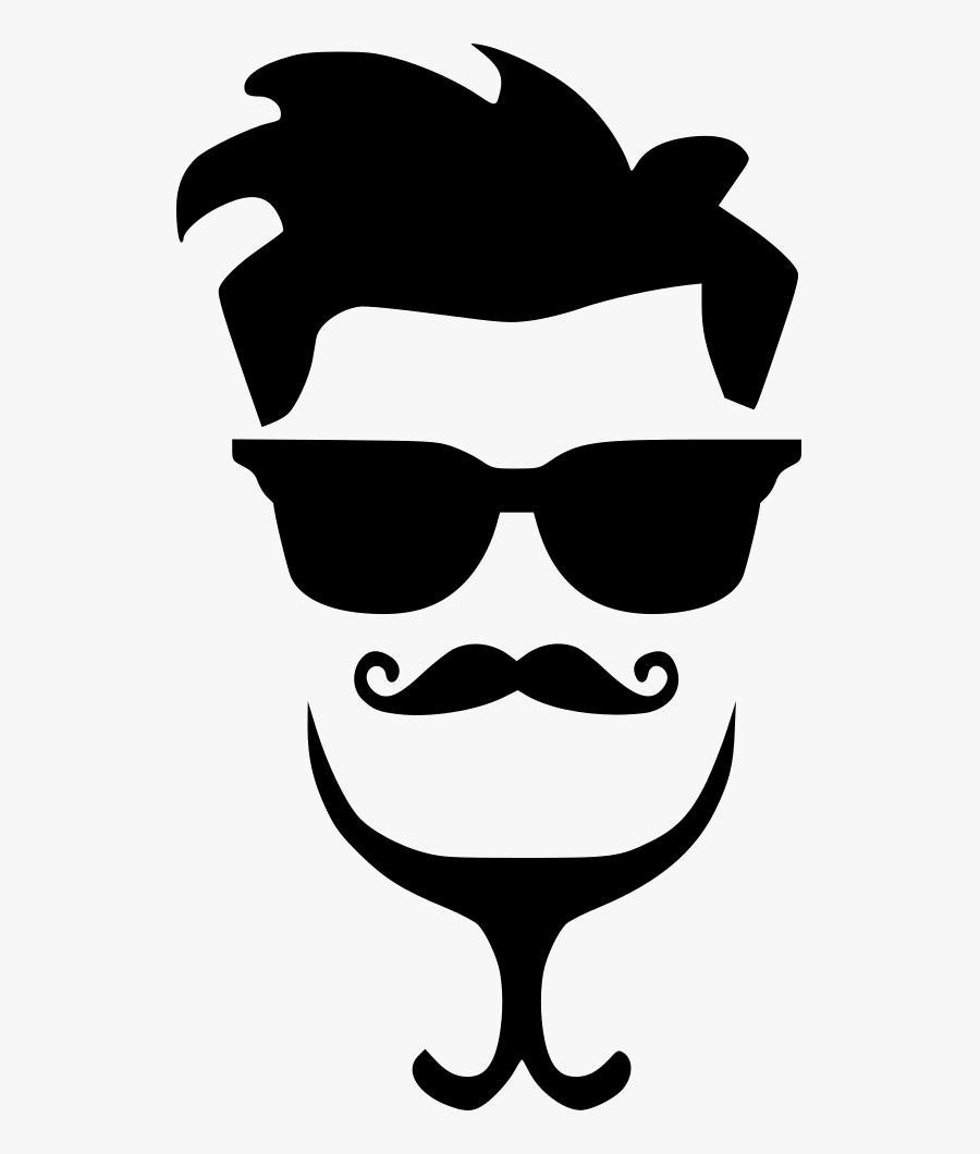 Gay Hipster Man Hair Fasion Style Glasses Comments - Cb Galases Png, Transparent Clipart