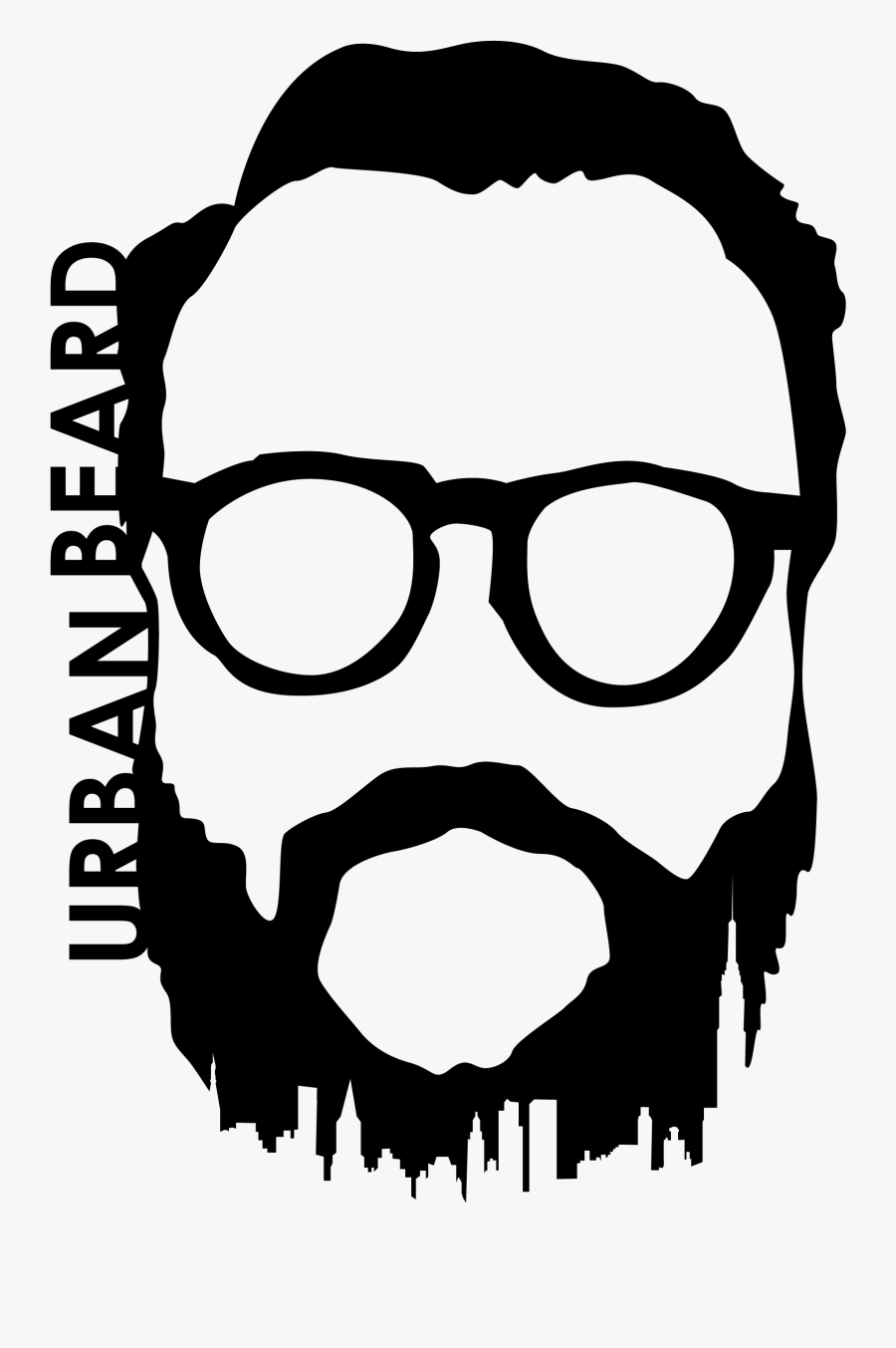 Clip Art Hipster Vibes - Sprüche Bartträger, Transparent Clipart