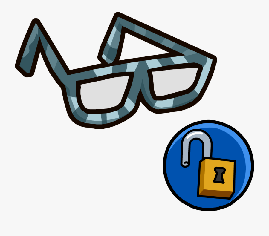 Club Penguin Glasses Clipart , Png Download - Club Penguin Pumpkin Head, Transparent Clipart