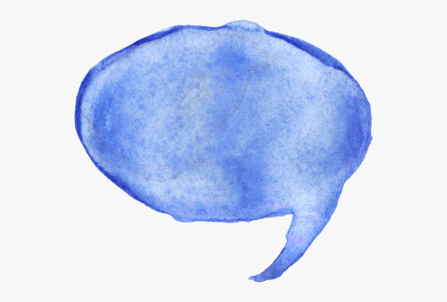 Talking Bubble Png - Water Color Speech Bubble Clipart, Transparent Clipart