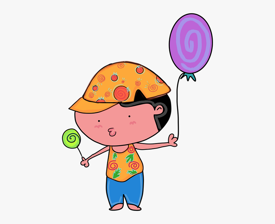 Transparent Child With Talking Bubble Clipart - Child, Transparent Clipart