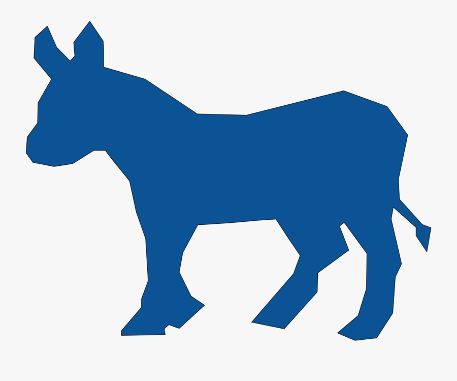 Democrats And Republican Donkeys And Elephants, Transparent Clipart