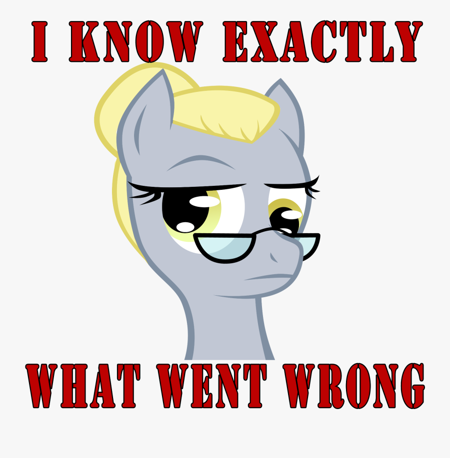 「know Exactly What Went Wrong Derpy Hooves Scootaloo - Derpy Hooves, Transparent Clipart