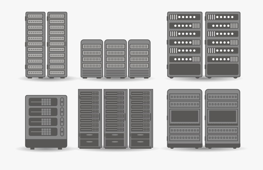 Server Euclidean Vector 19-inch Rack Icon - Server Rack Icon Png, Transparent Clipart
