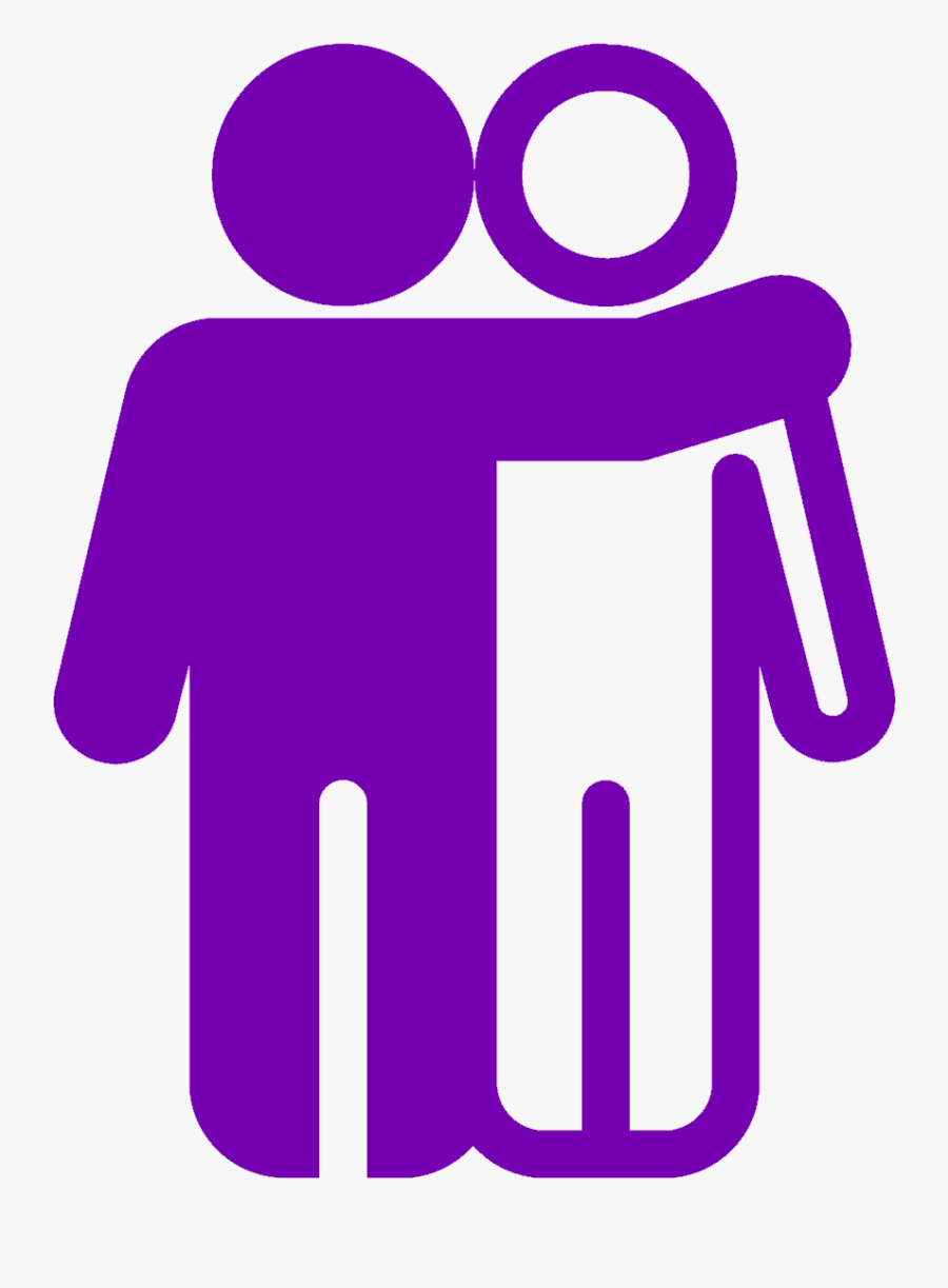 Friends With Arm On Shoulder - Clipart Unconditional Positive Regard, Transparent Clipart
