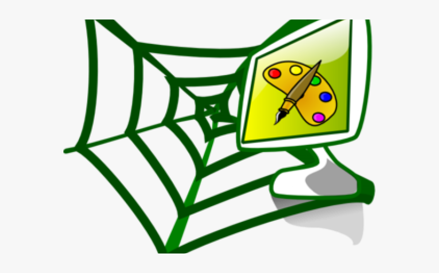 Spider Web Cartoon Png, Transparent Clipart