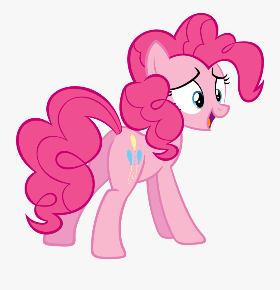 Sidorovich, Balloonbutt, Female, Mare, Open Mouth, - Mlp Pinkie Pie Vector Standing, Transparent Clipart